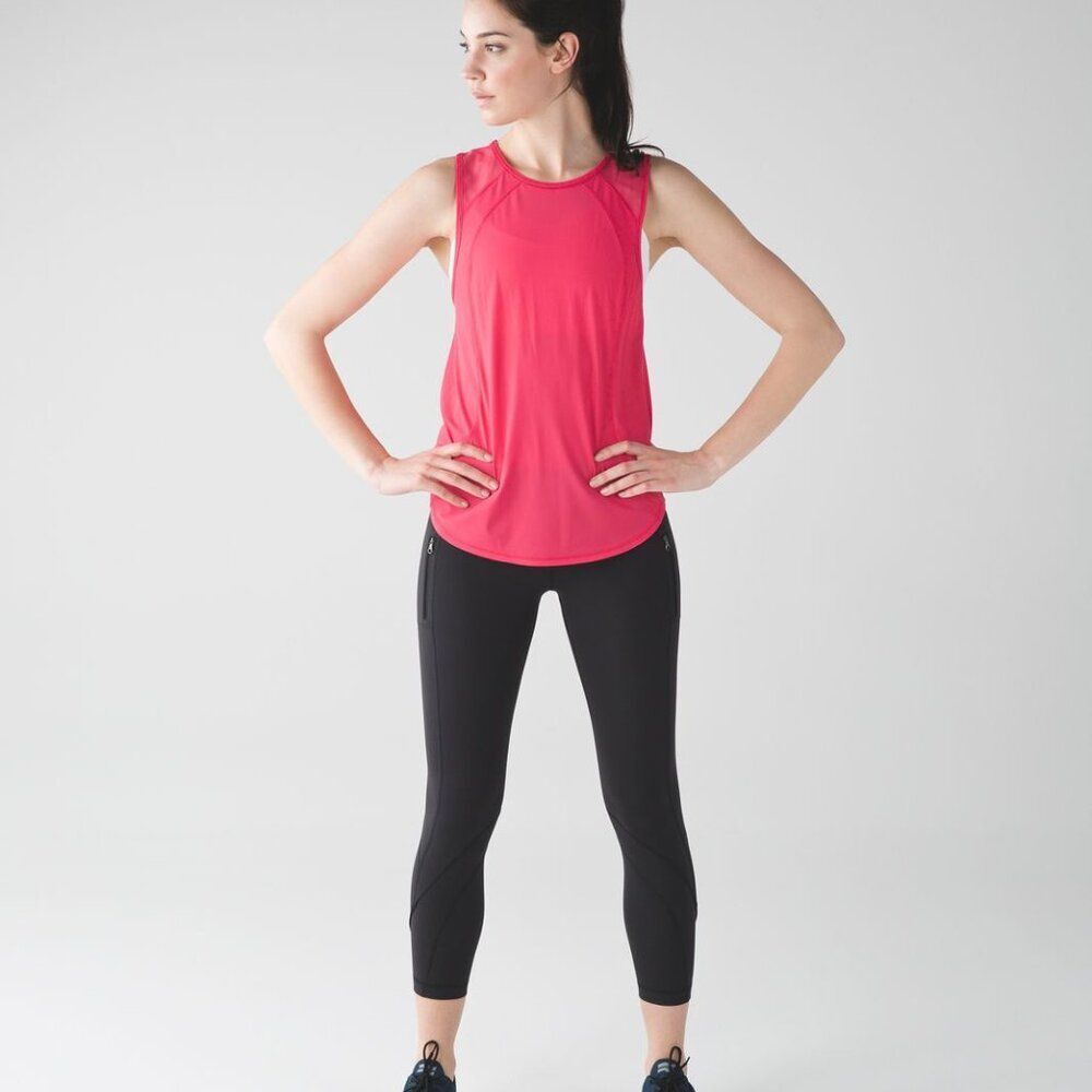 Lululemon Sculpt Tank - boom juice (pink), appx size 6/8